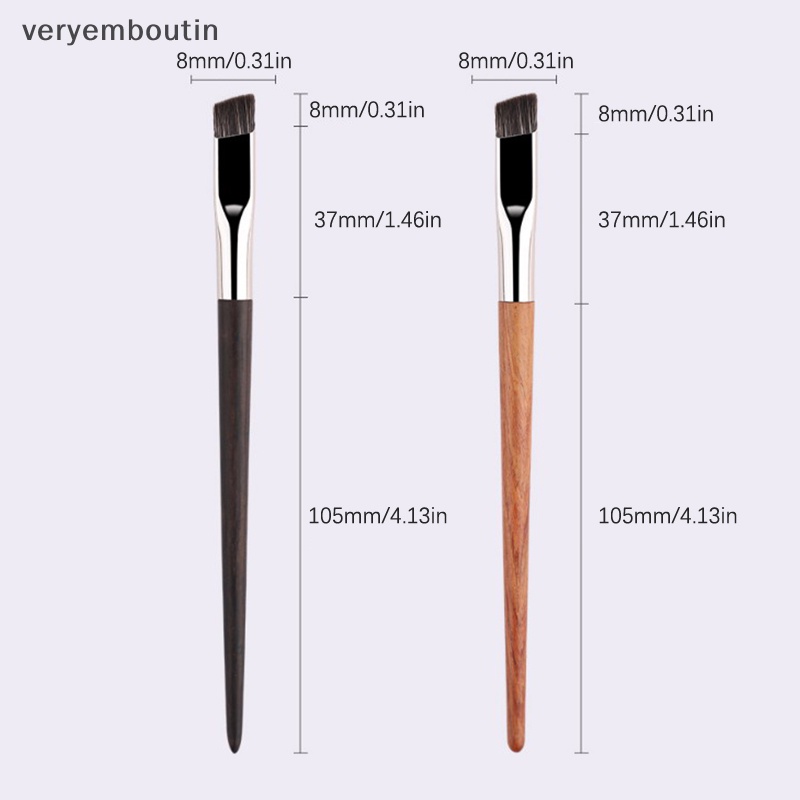 Cọ Trang Điểm Phấn Mắt Tạo Khối Che Khuyết Điểm Tay Cầm Hình Vuông