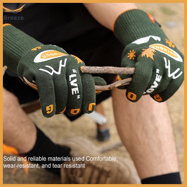 Găng Tay Cách Nhiệt Chống Trượt Chống Mài Mòn Giữ Ấm Dành Cho Trượt Tuyết / Cắm Trại Ngoài Trời