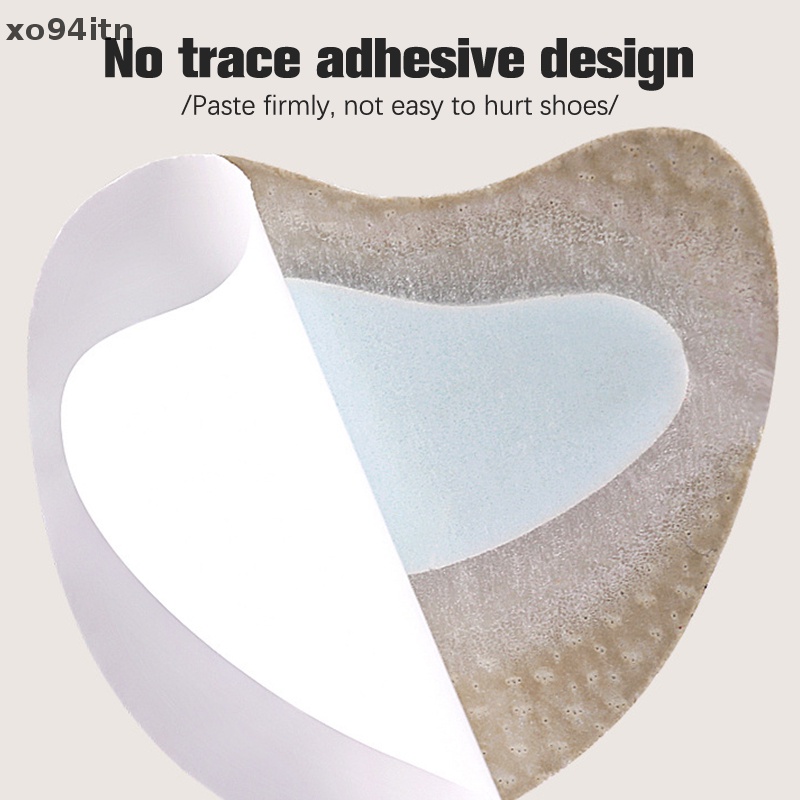 1 Cặp Miếng Lót Giày Cao Gót Bằng Da Chống Trượt Thấm Hút Mồ Hôi Thoáng Khí