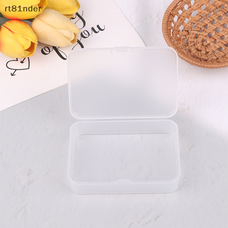 Rt Hộp Nhựa Mini Đựng Đồ Trang Điểm / Móng Tay Giả Tiện Dụng