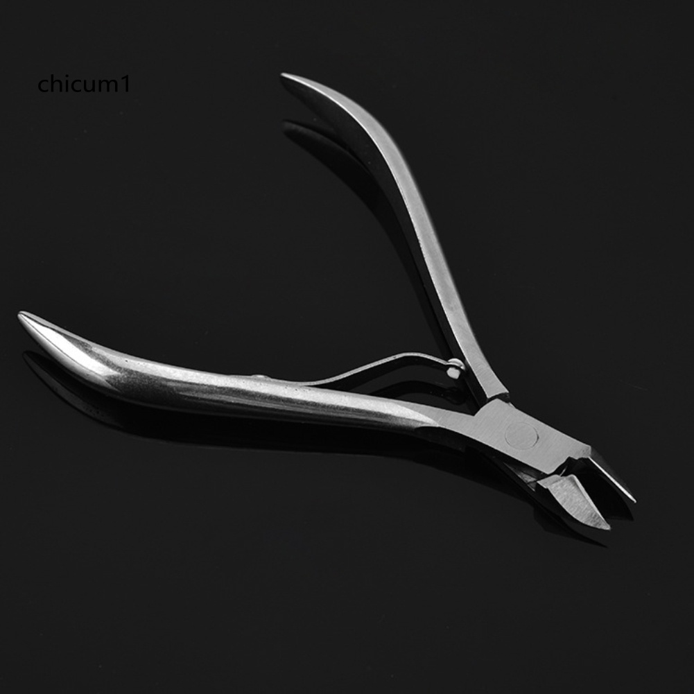 Bộ Kềm Cắt Móng Tay / Móng Chân Giả Bằng Thép Không Gỉ CC Dành Cho Salon