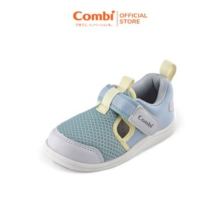 Giày Combi S-Go đế định hình A2201 màu xanh ngọc/Hồng/Xanh xám
