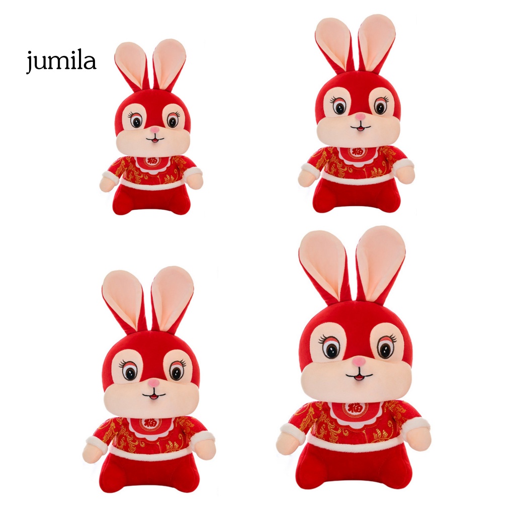 Thỏ Nhồi Bông Chất Liệu Cotton PP Mừng Năm Mới 2023