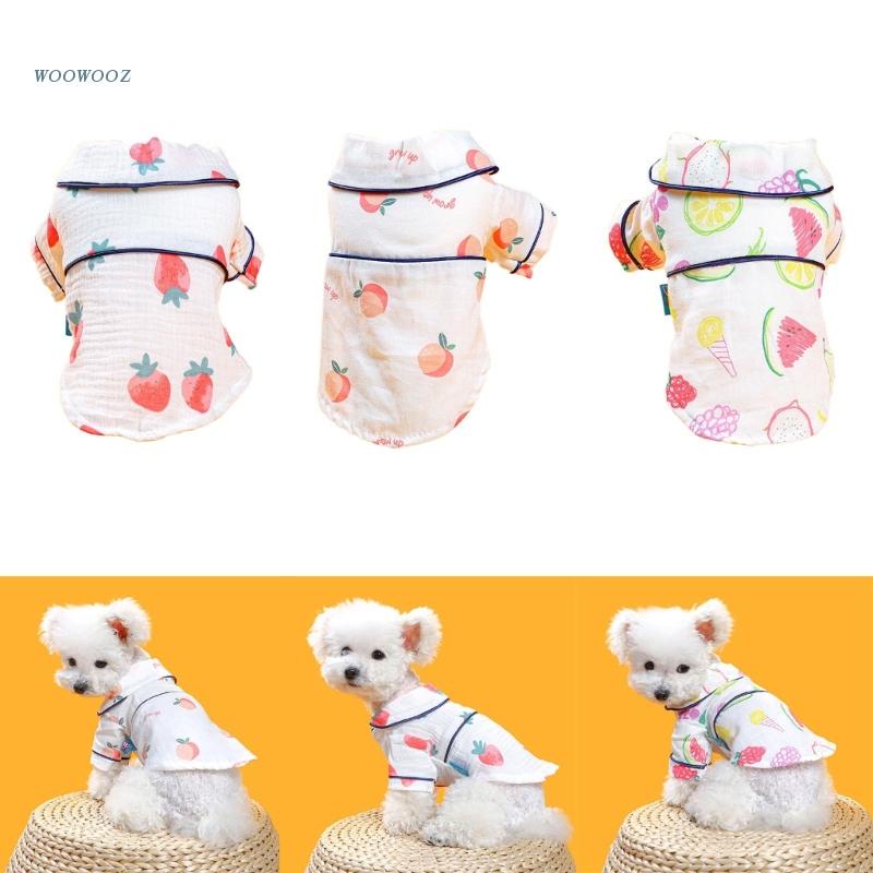 Bộ Đồ Ngủ Mềm Mại Thoáng Khí Thời Trang Mùa Xuân Cho Thú Cưng