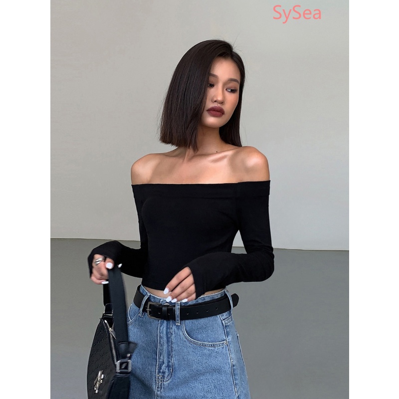 Áo Dệt Kim Trễ Vai Form Ôm Kiểu Dáng Quyến Rũ