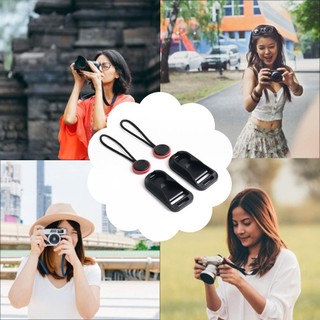 Round Shape Quick Release Connector With Base For Camera Shoulder Strap