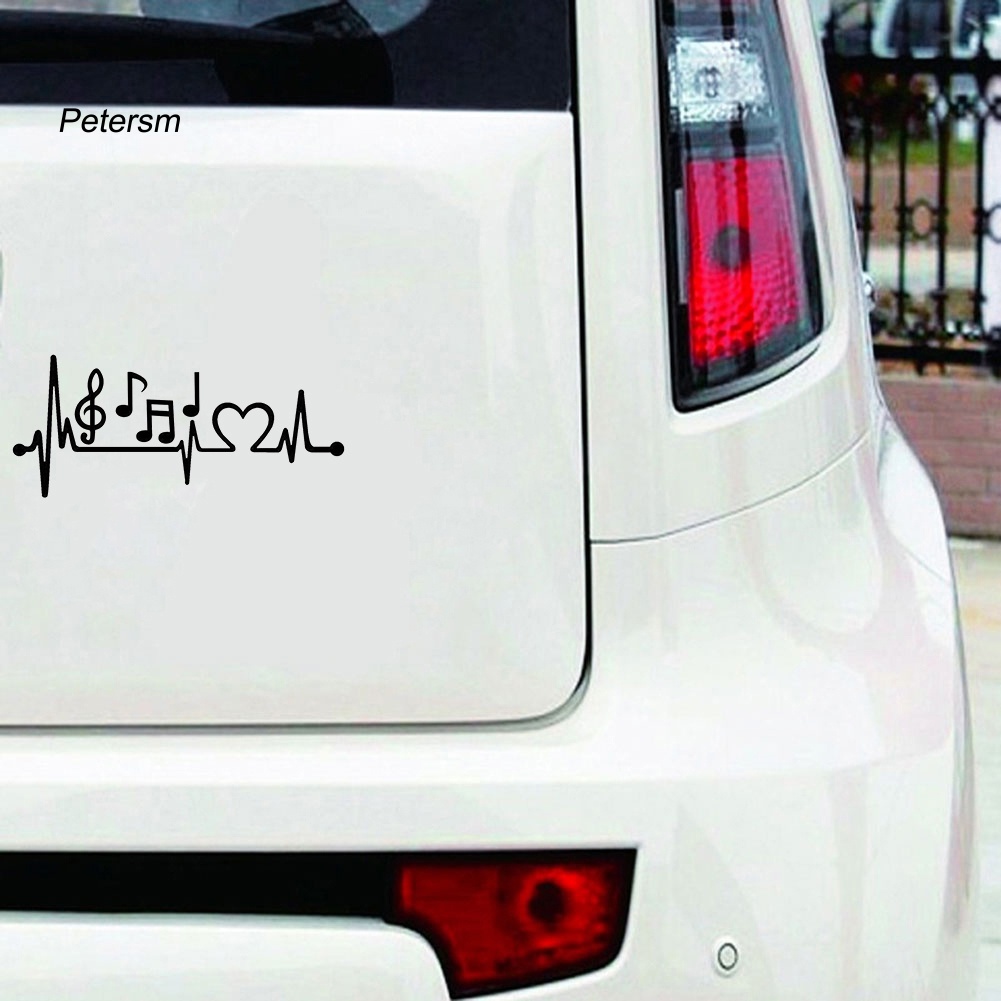 Sticker Dán Trang Trí Xe Hơi Hình Nốt Nhạc