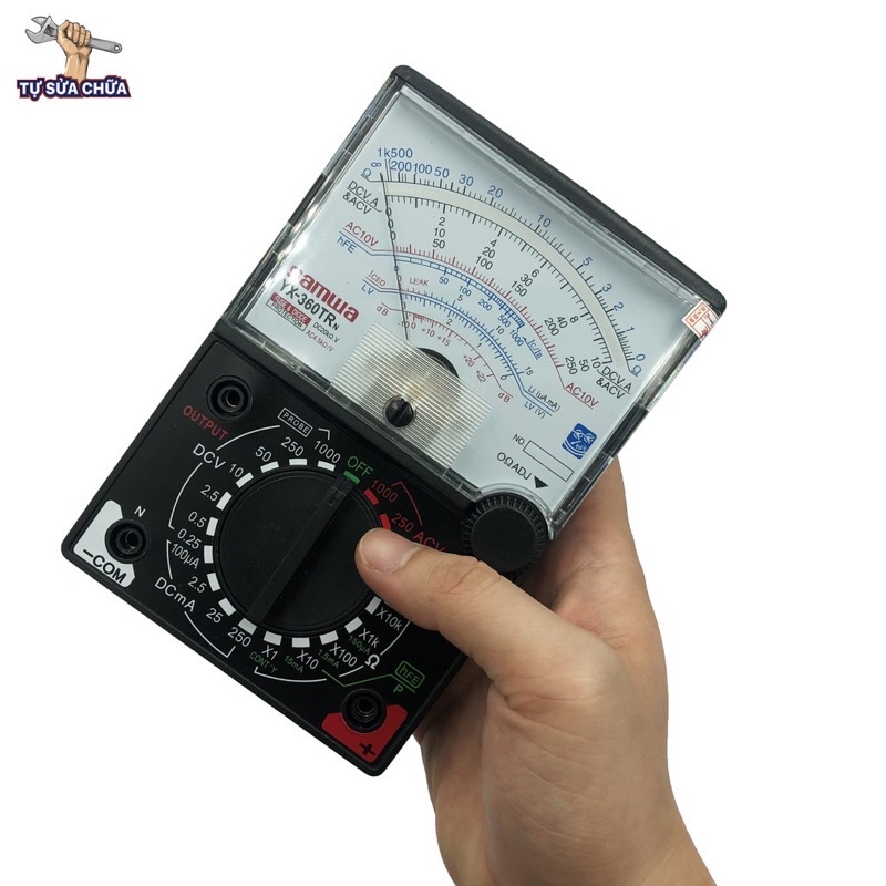 Đồng hồ vạn năng VOM Depee DE-960TR - Đồng hồ đo điện tặng kèm pin kim khí đức nguyên