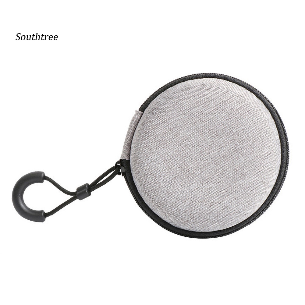 Bộ 2 Túi Đựng Tai Nghe Không Dây Bằng EVA Hình Vuông / Tròn Có Khóa Kéo Ốp