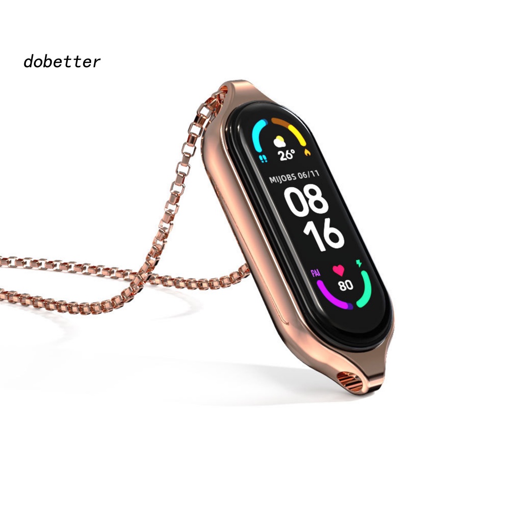 Dây Đeo Tay Bằng Thép Không Gỉ 2 Chiều Thời Trang Cho Xiaomi Miband 5 / 6