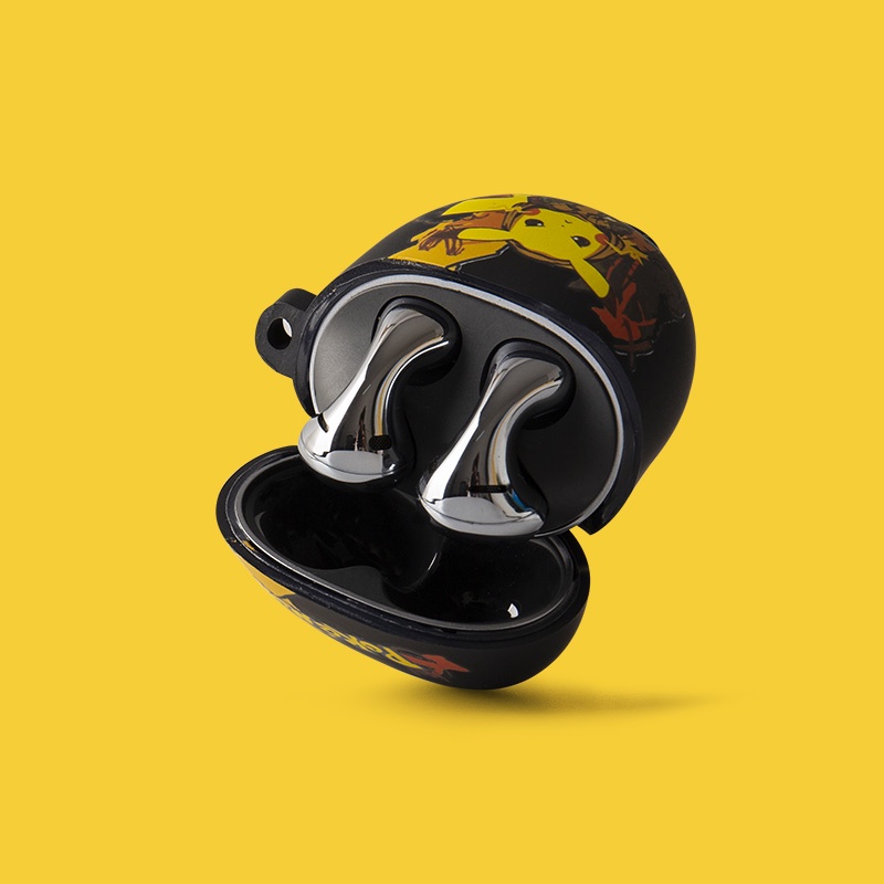 Huawei FreeBuds 5 Case Solid Color Silicone Soft Case Huawei FreeBuds 5 Cartoon Pokemon Pikachu Kaws Creative ONE PIECE Luffy Huawei FreeBuds 5 Cover Soft Case Cover