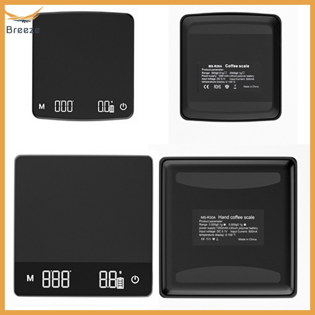 Cân Cà Phê Kỹ Thuật Số Độ Chính Xác Cao Kèm Sạc Usb Tiện Dụng Chất Lượng Cao