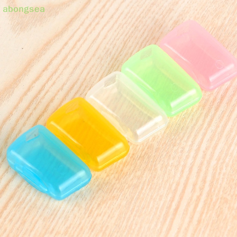 Bộ 5 Giá Đỡ Bàn Chải Đánh Răng Mini Có Nắp Đậy Tiện Dụng