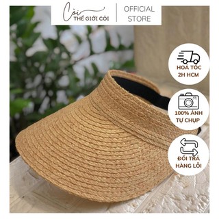 Nón lưỡi trai cói mềm