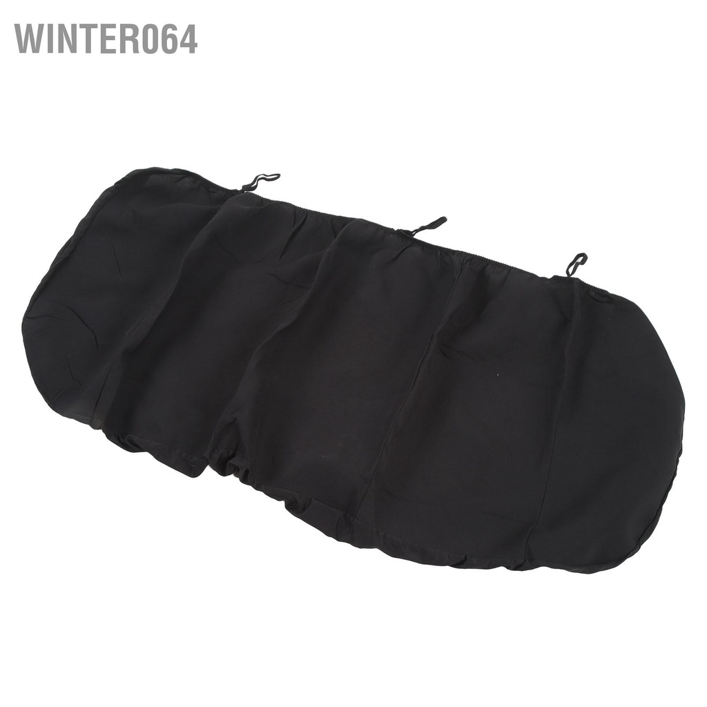 Winter064 Bọc Ghế Ô Tô Toàn Bộ Vải Thoáng Khí Và Mềm Mại Đa Năng Phù Hợp Với Xe Màu Đen