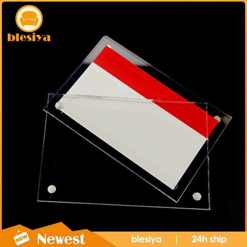 Giá Đỡ Bảng Tên Bằng Acrylic Kích Thước 5.5cmx8.2cm Tiện Dụng Cho Văn Phòng