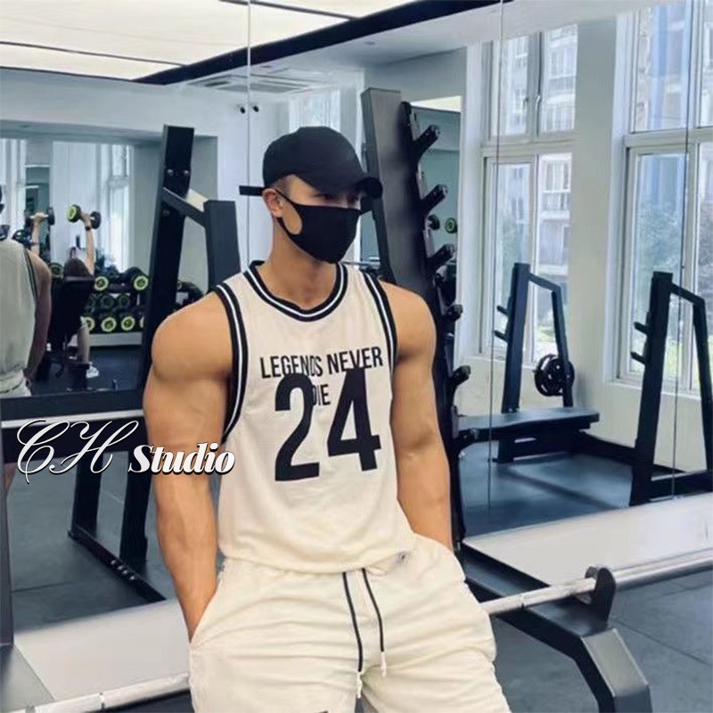 Jhzc Áo Thun Thể Thao Sát Nách Phối Lưới Nhanh Khô Thời Trang Xu Hướng Mới Cho Nam