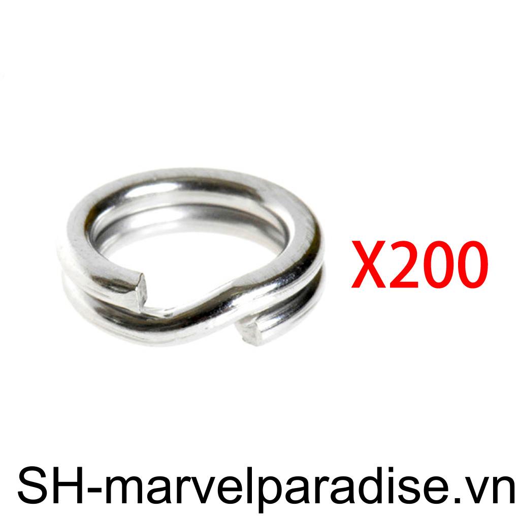 Set 200 Mồi Câu Cá Giả Bằng Thép Không Gỉ