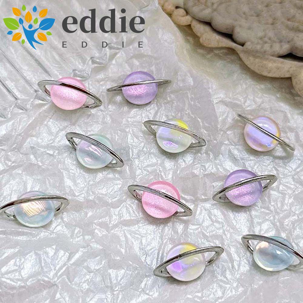 Hình Dán Trang Trí Móng Tay Hình Hành Tinh 26Eddie|Set 5 Món Đồ Hóa Trang Saturn Nhiều Màu Sắc|Phụ Kiện Trang Trí Móng Tay 3D Nhiều Màu Sắc Thời Trang