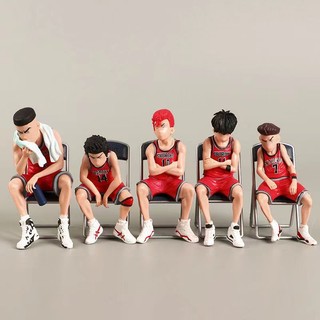 Set 5 mô hình nhân vật phim hoạt hình slam dunk