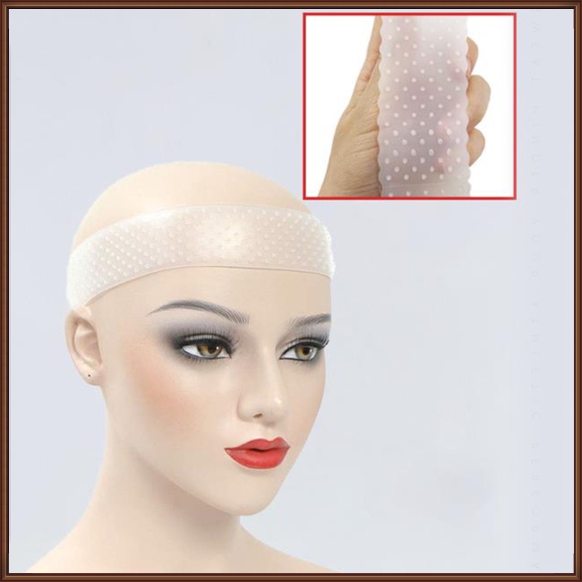 Băng Đô Đội Tóc Giả Bằng Silicone Chống Trượt Chống Đổ Mồ Hôi Tái Sử Dụng Linh Hoạt