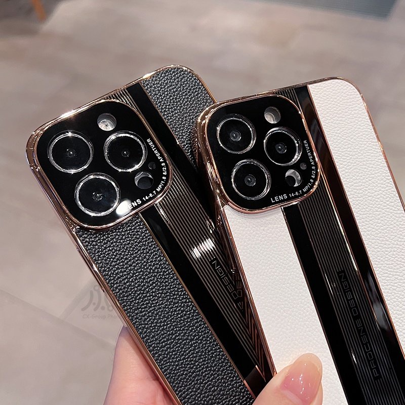 Ốp Điện Thoại Cho iPhone 14 13 Pro Max 14pro 13pro Da Phong Cách Doanh Nhân Sang Trọng 8 Màu Tùy Chọn