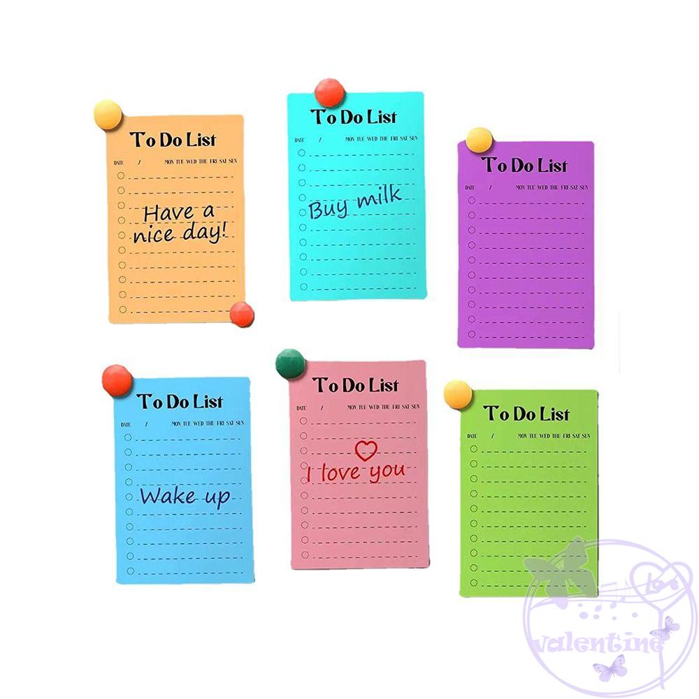 Giấy Ghi Chú 8 Màu Sắc Dùng Lên Kế Hoạch Hàng Ngày Tiện Lợi