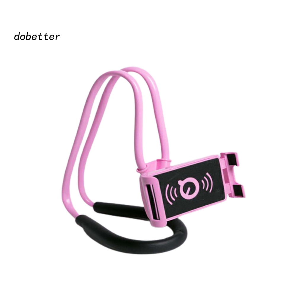 &lt; Dobetter &gt; Giá Đỡ Điện Thoại Lười Linh Hoạt Có Dây Đeo Cổ Cho Giường Ngủ