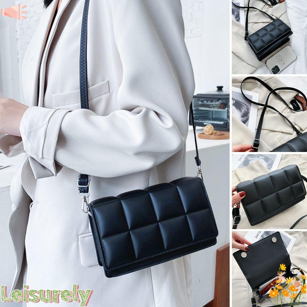 Túi Xách Da PU Họa Tiết Kẻ Sọc Thời Trang Xu Hướng