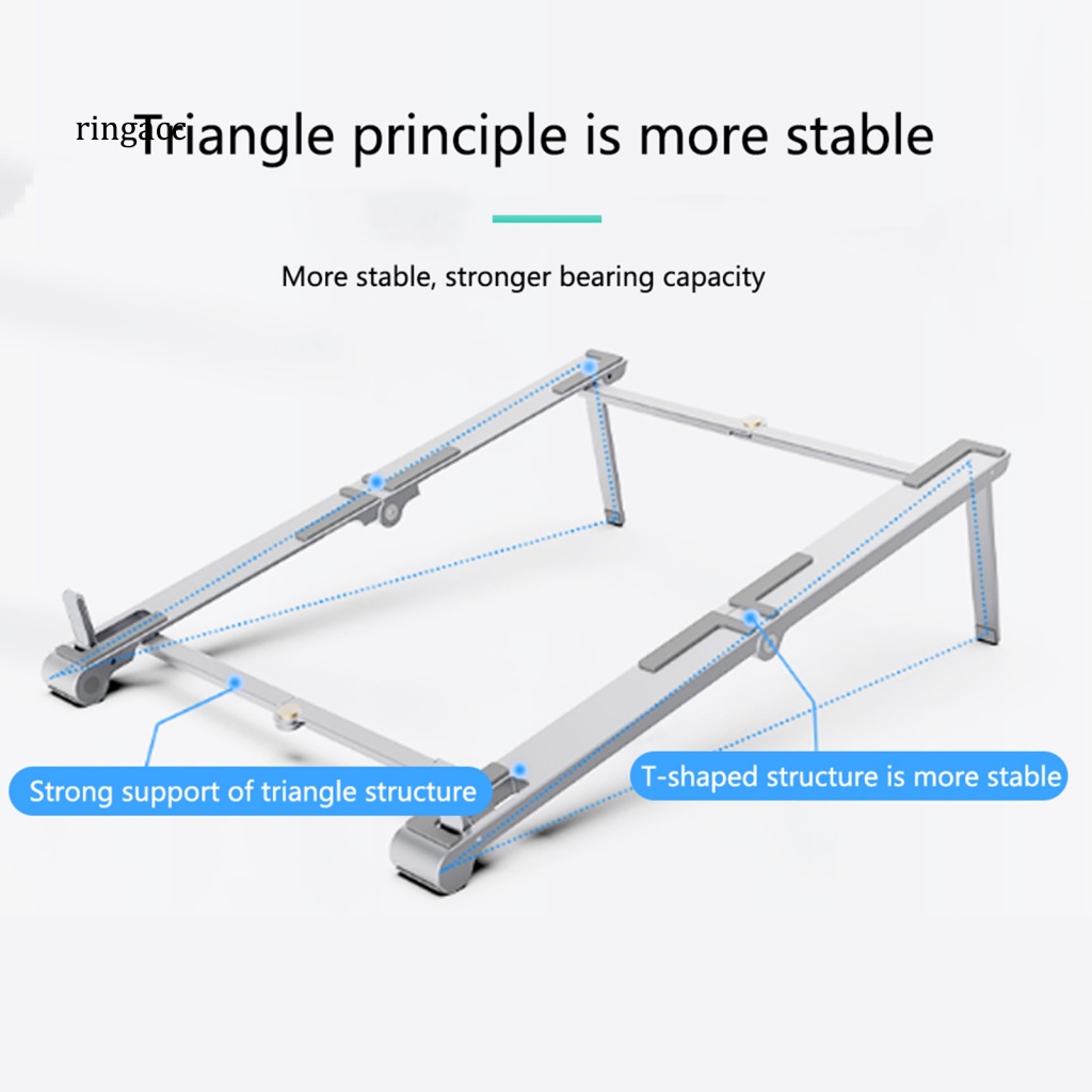 Giá Đỡ Laptop Bằng Hợp Kim Nhôm Có Thể Gấp Gọn Tiện Dụng