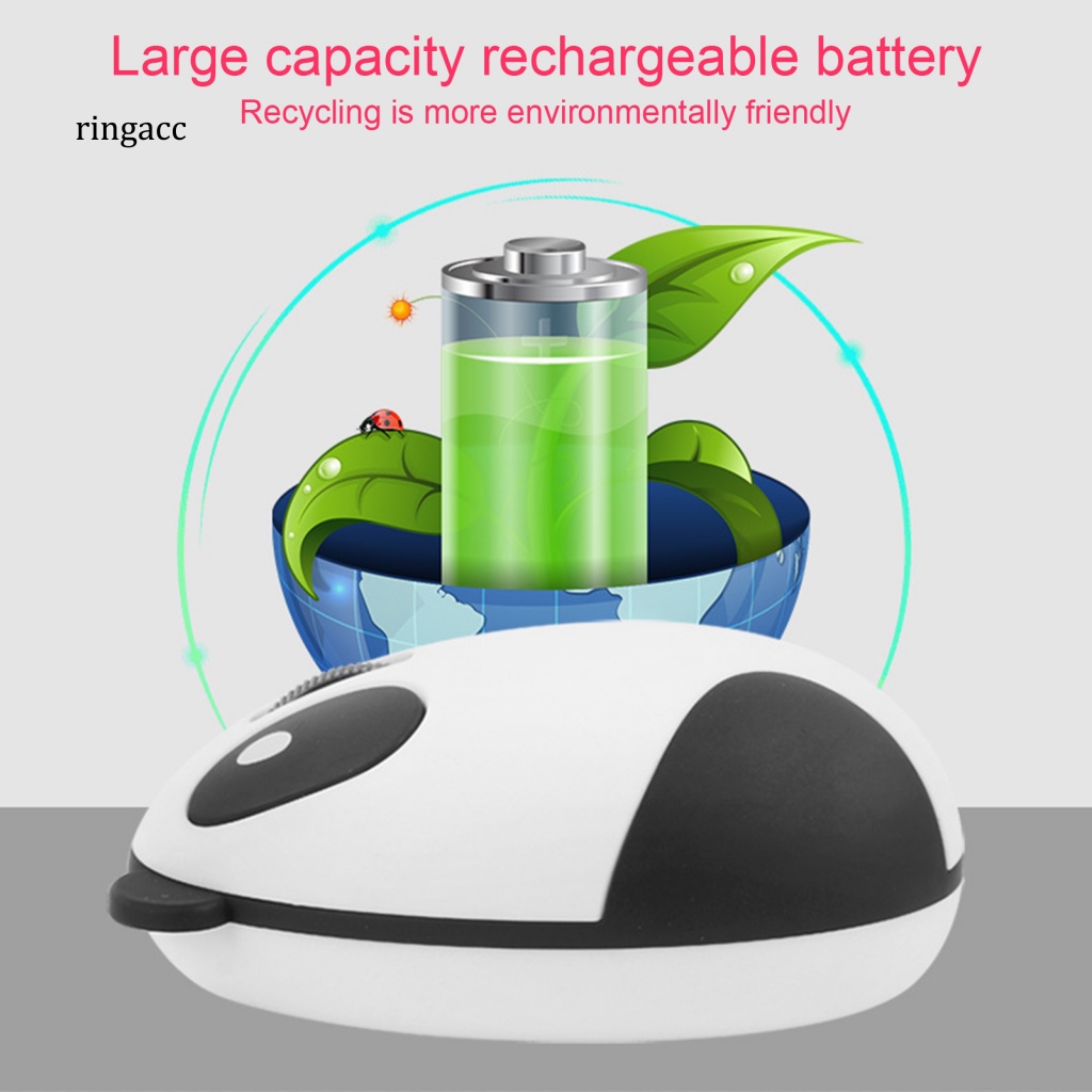 Chuột Không Dây RGA ABS Hình Gấu Trúc Dễ Thương 2.4G 1200DPI