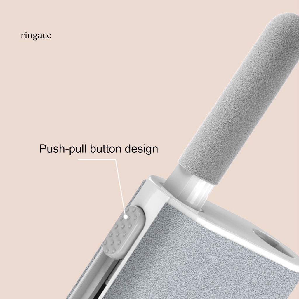 Bàn Chải Hai Đầu 5 Trong 1 Vệ Sinh Tai Nghe / Bàn Phím Máy Tính Đa Năng Tiện Dụng