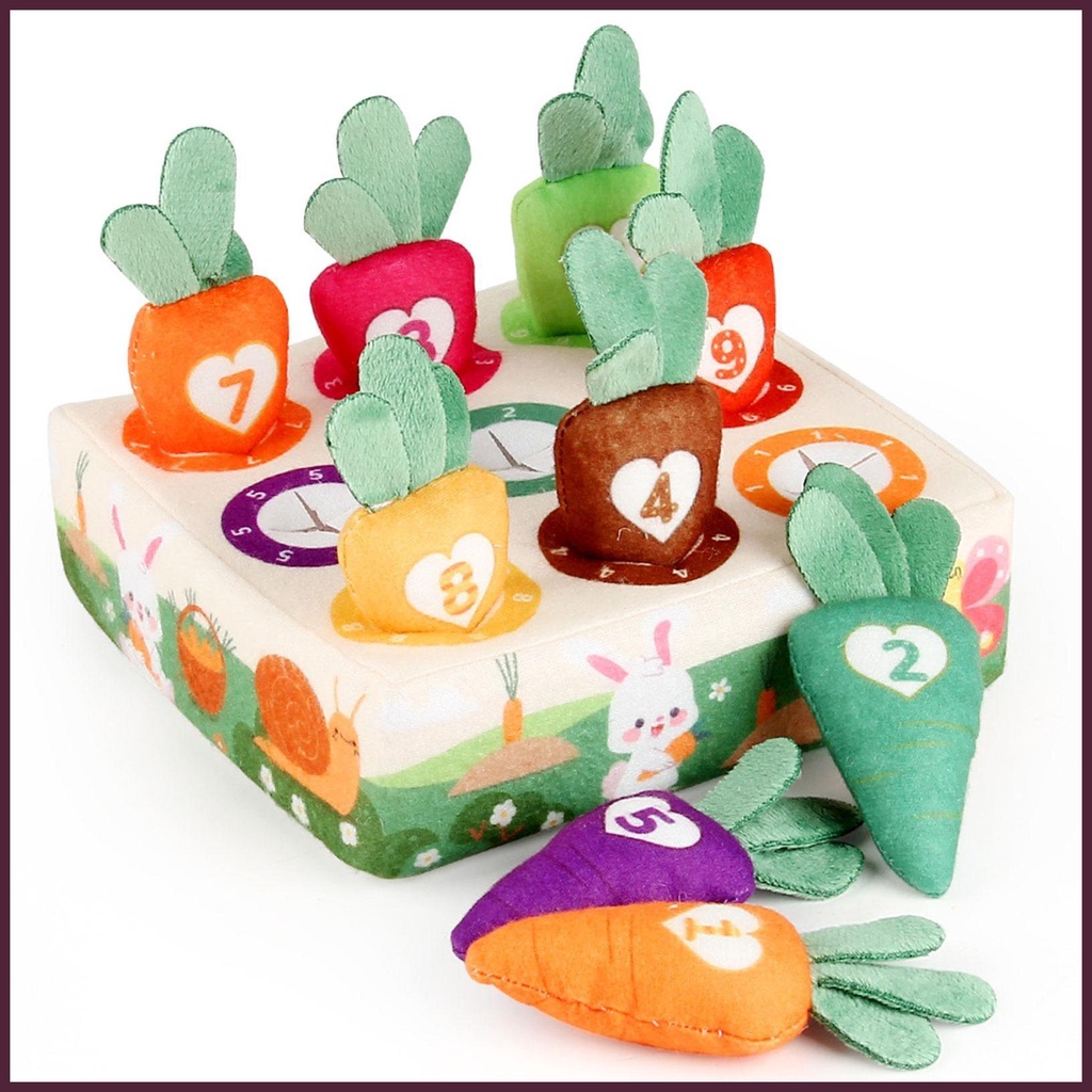 Cà Rốt Đồ Chơi Bằng Nhựa Dễ Thương Cho Bé