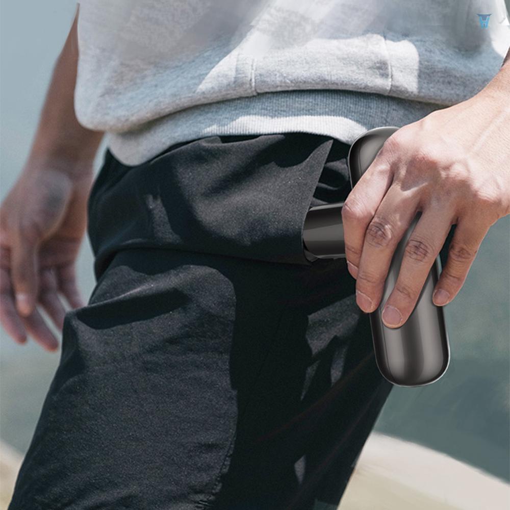 Máy Mát Xa Cơ Bắp Cầm Tay Mini Chạy Điện 4 Đầu 4 Mức Tốc Độ 2000mAh Có Thể Sạc Lại