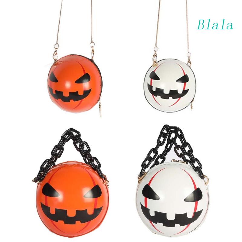 Túi Xách Da PU Hình Tròn Phối Dây Xích Thời Trang Cho Nữ