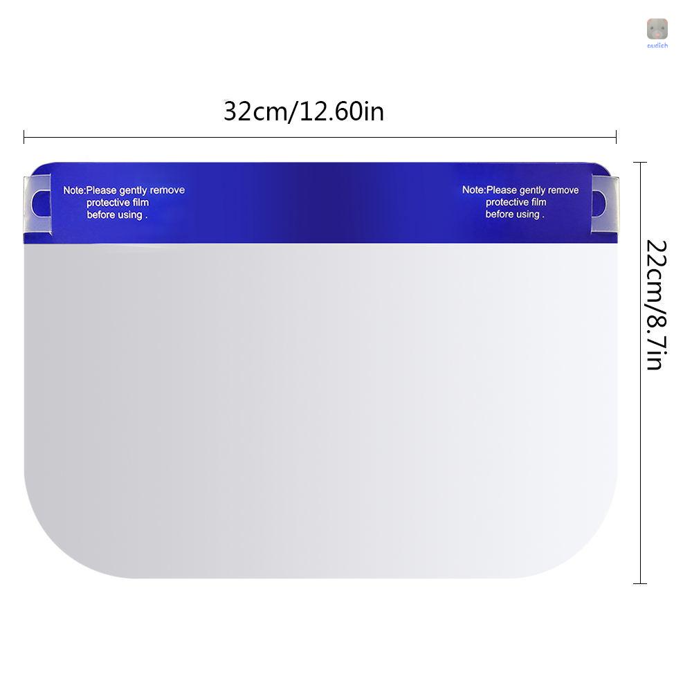 Set 10 Tấm Che Mặt Trong Suốt Chống Khói / Giọt Bắn Tiện Dụng