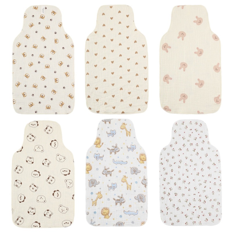 Khăn Gạc Cotton Mỏng Lưng Thấm Hút Mồ Hôi Cao Cho Trẻ Em