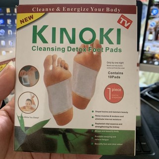 Miếng dán thải độc chân Kinoki hàng Nhật Bản ( 10 miếng / 1 hộp )