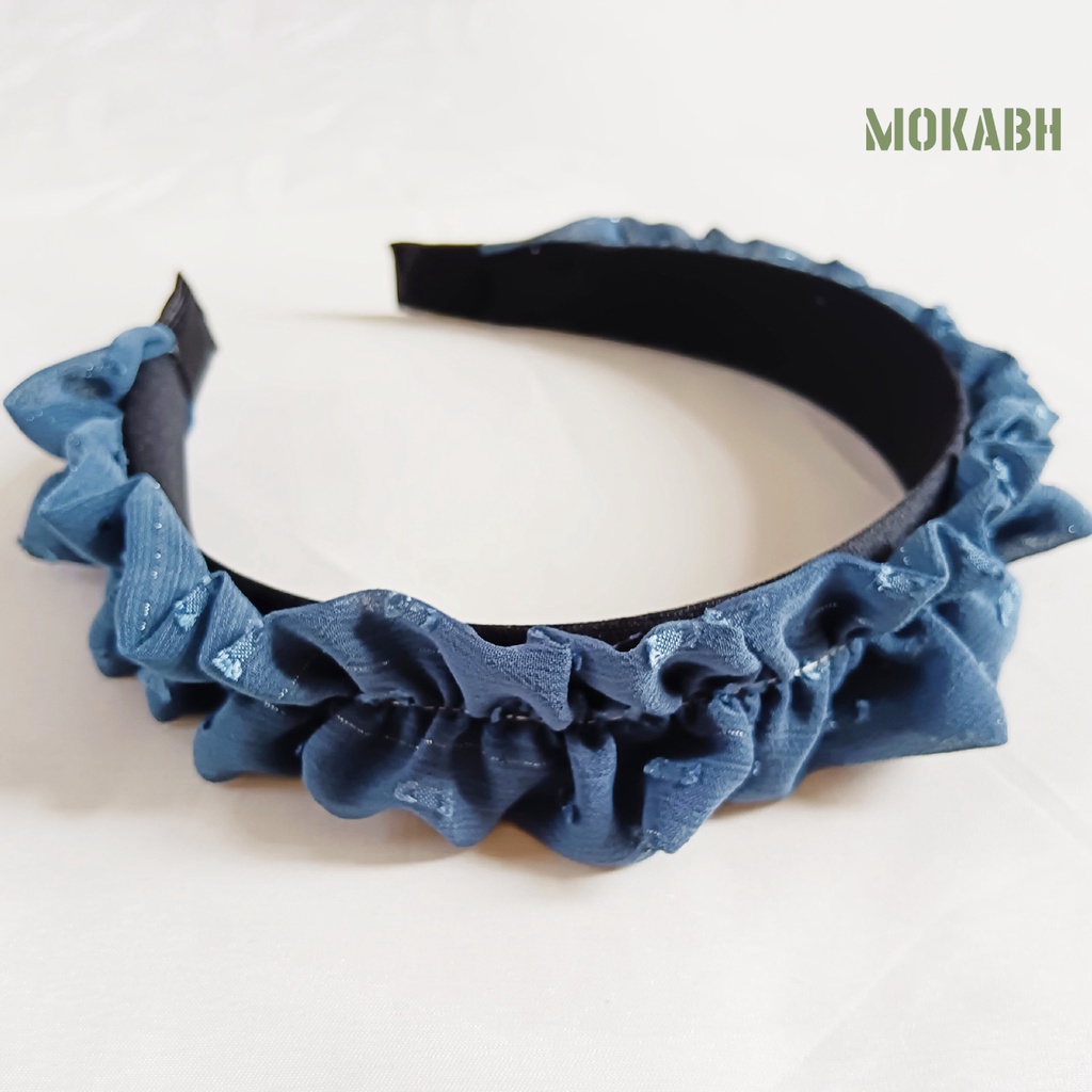 Băng Đô Cài Tóc Màu Trơn Viền Mềm Mại Chống Va Chạm Đa Năng