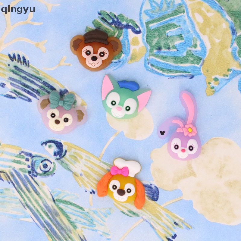 Bộ 5 Miếng Dán PVC Mềm Phản Quang Họa Tiết Hoạt Hình Dùng Trang Trí Điện Thoại DIY