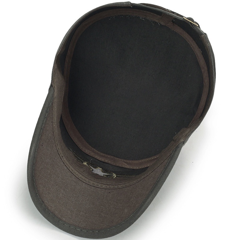 Mũ Lưỡi Trai Cotton Họa Tiết Rằn Ri Phong Cách Quân Đội Thời Trang Mùa Hè Cho Nam