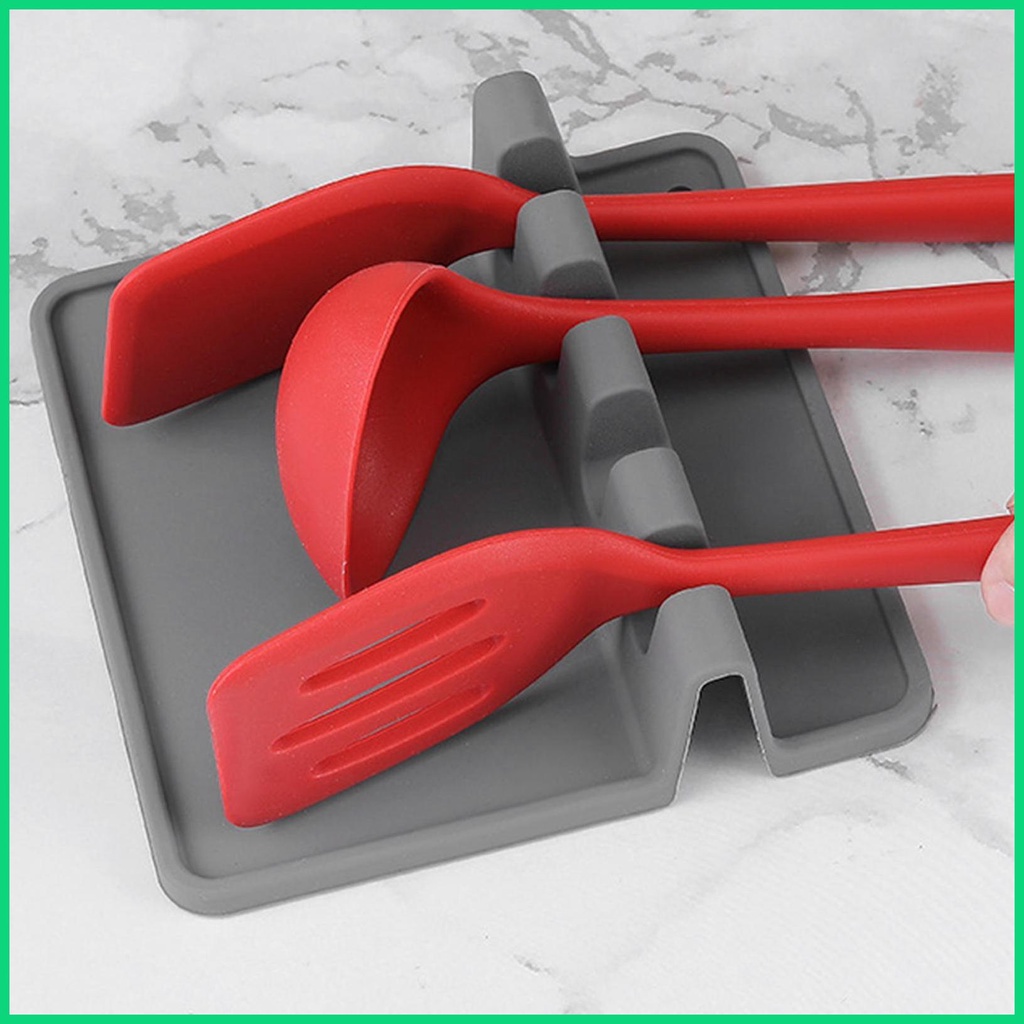 Giá Đỡ Dụng Cụ Nấu Ăn Bằng Silicon Tiện Dụng Cho Nhà Bếp