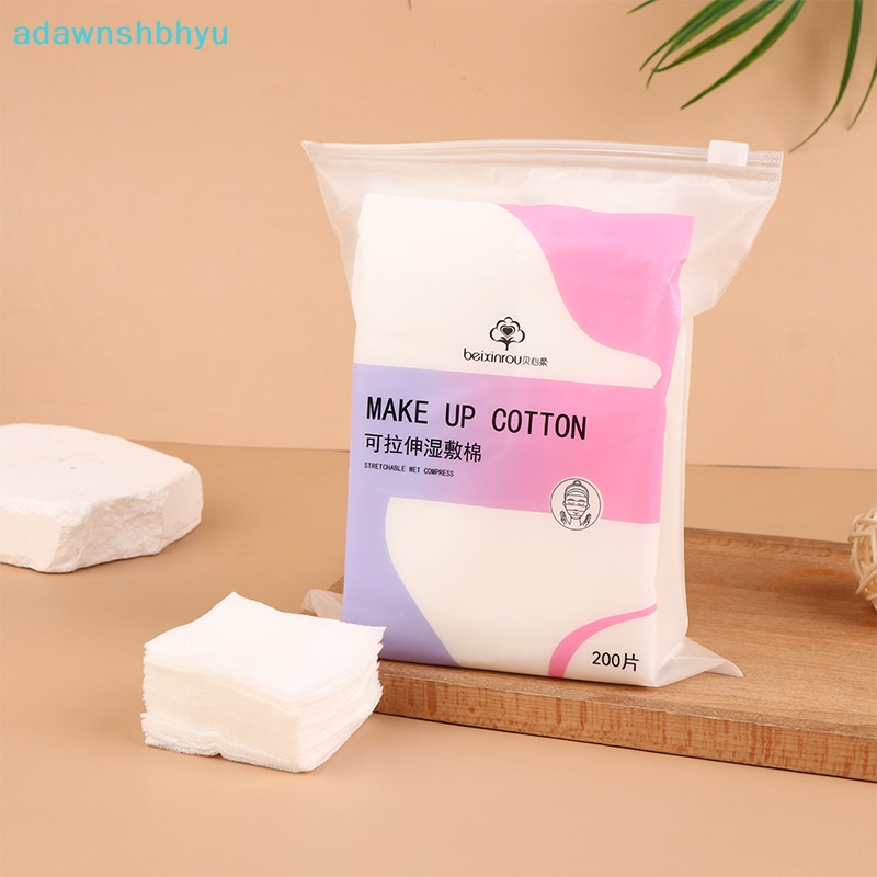 Set 200 Bông Tẩy Trang Làm Sạch Da Mặt Chất Liệu Cotton Tinh Khiết Có Thể Kéo Dài
