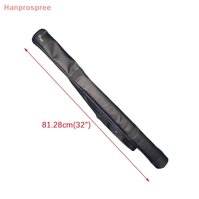 Hanprospree > 1 / 2 Túi Đựng Gậy Đánh Bida Đeo Vai Bằng Da Nhân Tạo Có Thể Gấp Gọn