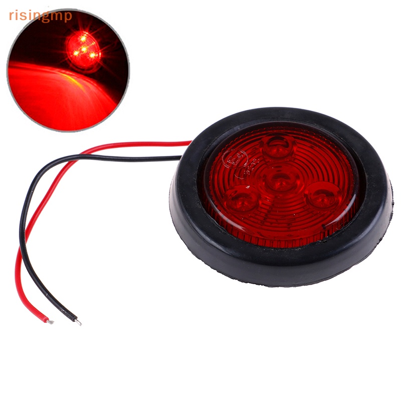 1 Đèn Xi Nhan 4 Bóng Led 2.5 &quot;Màu Đỏ Cho Xe Tải