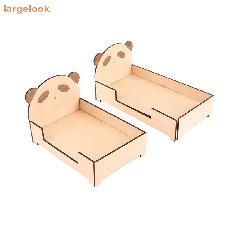 Giường Ngủ Mini Họa Tiết Hoạt Hình Trang Trí Nhà Búp Bê Tỉ Lệ 1 / 12