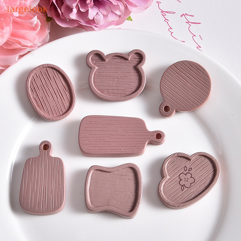 Set 4 Khay Đựng Thức Ăn Đồ Dùng Nhà Búp Bê Kiểu Dáng Hoạt Hình Dễ Thương