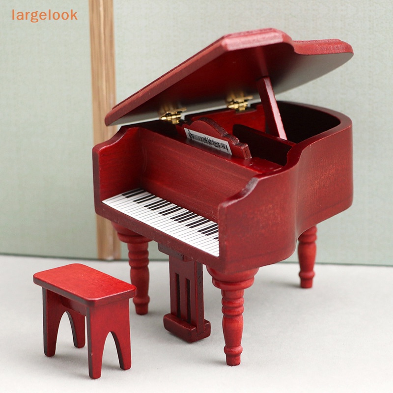 1 Set Mô Hình Đàn Piano Tỉ Lệ 1: 12 Trang Trí Nhà Búp Bê