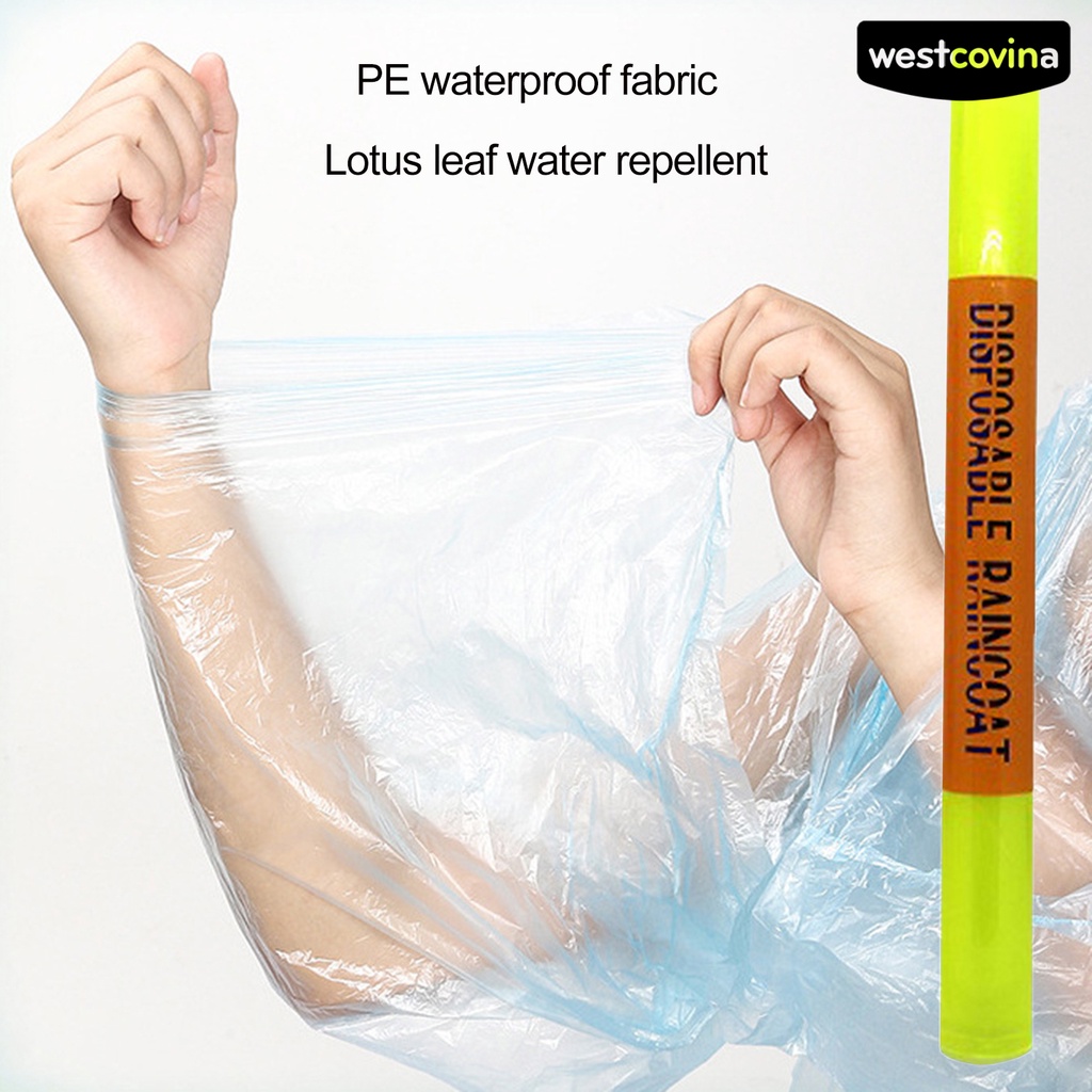 [COD]☁Áo Mưa Dùng Một Lần Loại Dài Chống Thấm Nước Tiện Lợi