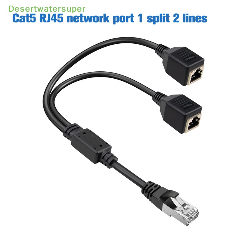 Bộ Chia Mạng LAN RJ45 1 Đầu Dương Sang 2 Đầu Âm Cat6